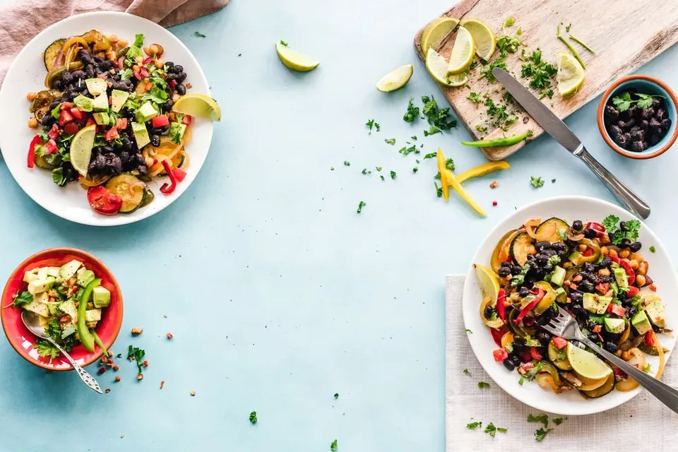 Verdure, erbe e ingredienti della cucina vegetale